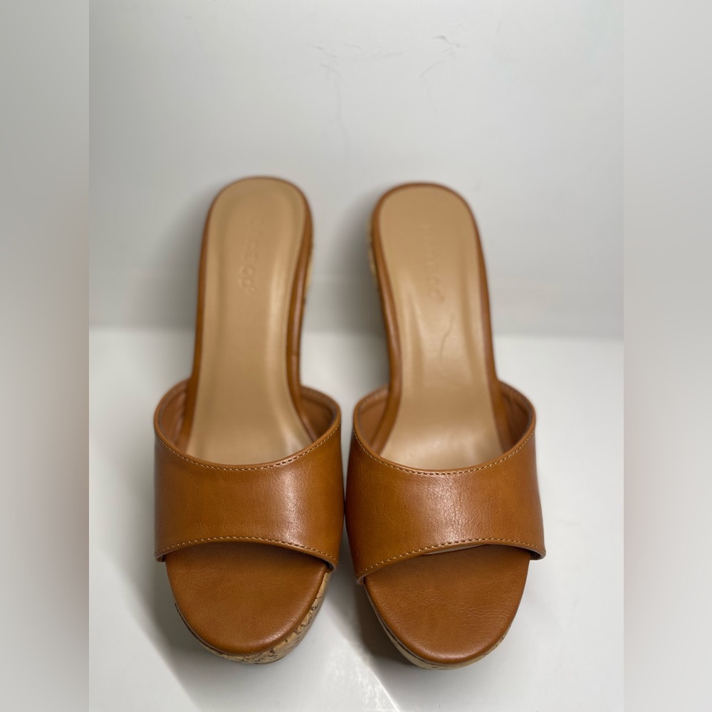 Tan Women's Slide Sandals